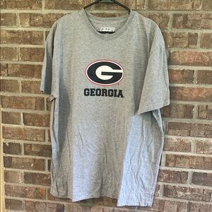 Gray Georgia Logo Men's Short Sleeve T-Shirt